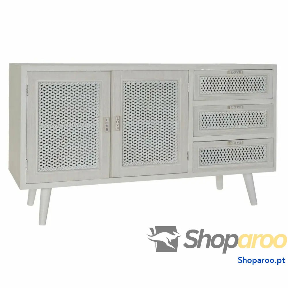 Aparador DKD Home Decor Branco Madeira MDF 110 x 41 64 cm