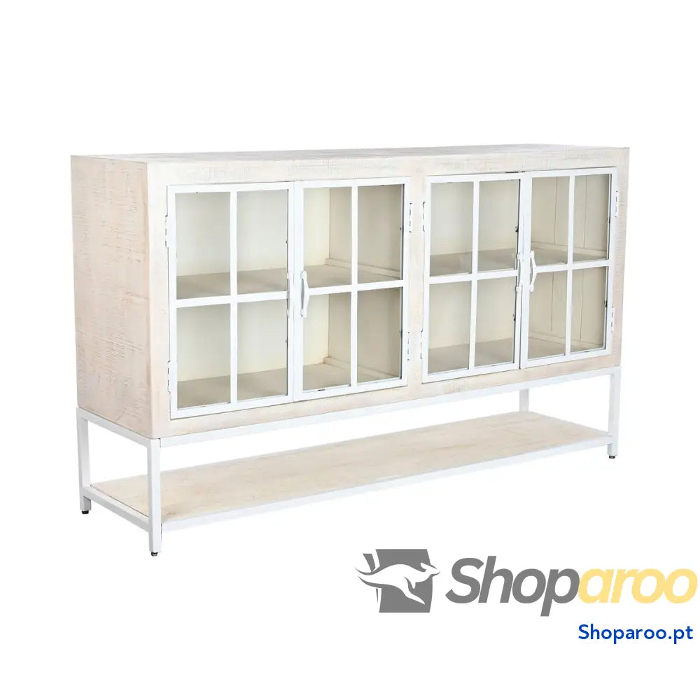 Aparador DKD Home Decor Branco Metal Madeira de mangueira 170 x 45 100 cm