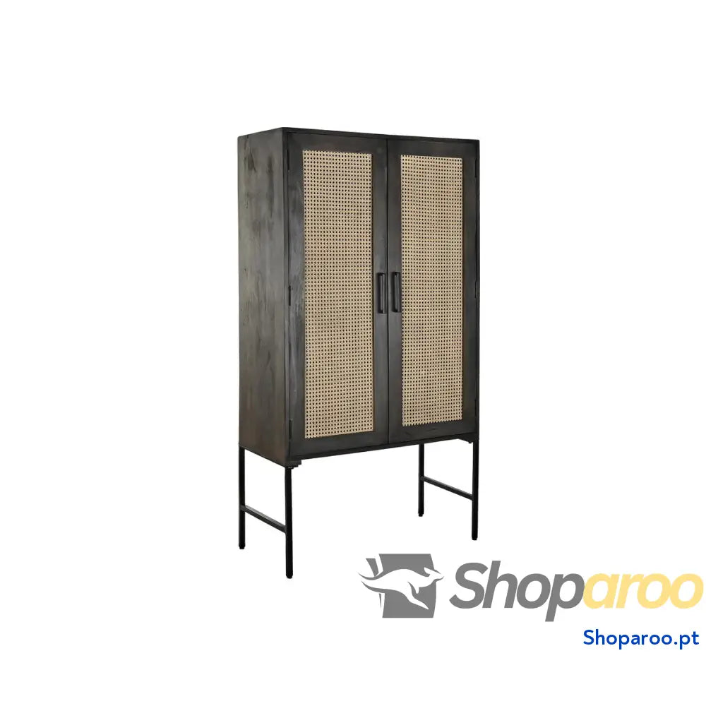 Aparador DKD Home Decor Castanho Preto Madeira de mangueira 85 x 40 162,5 cm