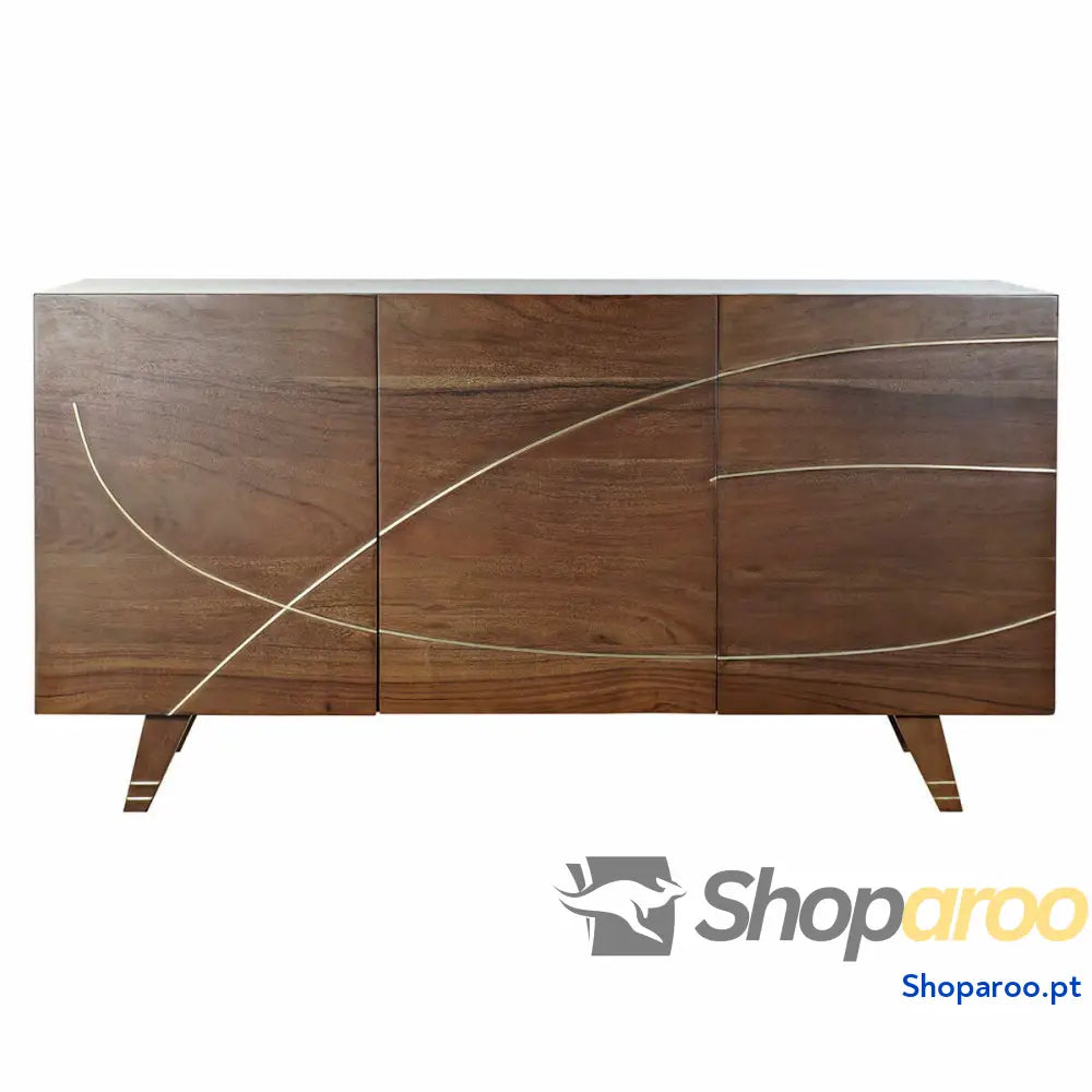 Aparador DKD Home Decor Catanho escuro Acácia 145 x 41 76 cm