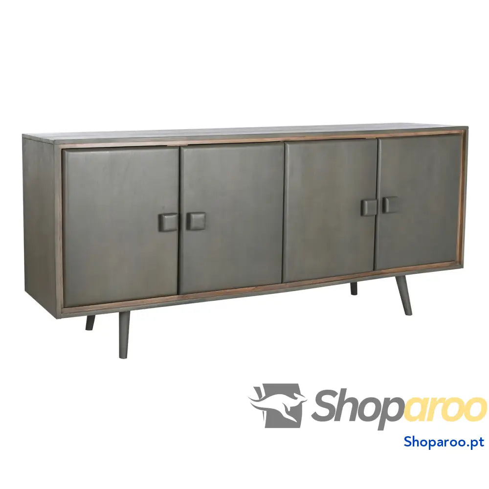 Aparador DKD Home Decor Cinzento escuro Madeira 177 x 38 75 cm