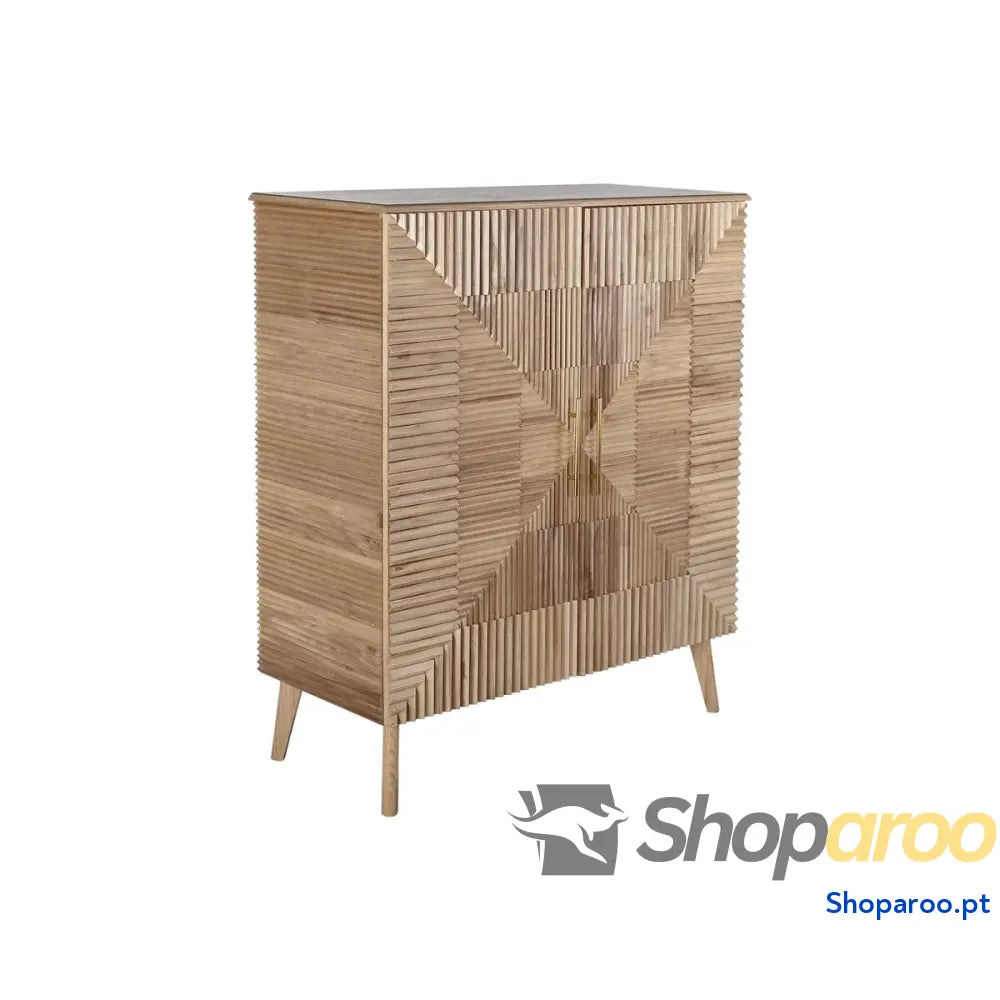 Aparador DKD Home Decor Dourado Marrom claro Madeira de paulónia MDF 100 x 44 118 cm