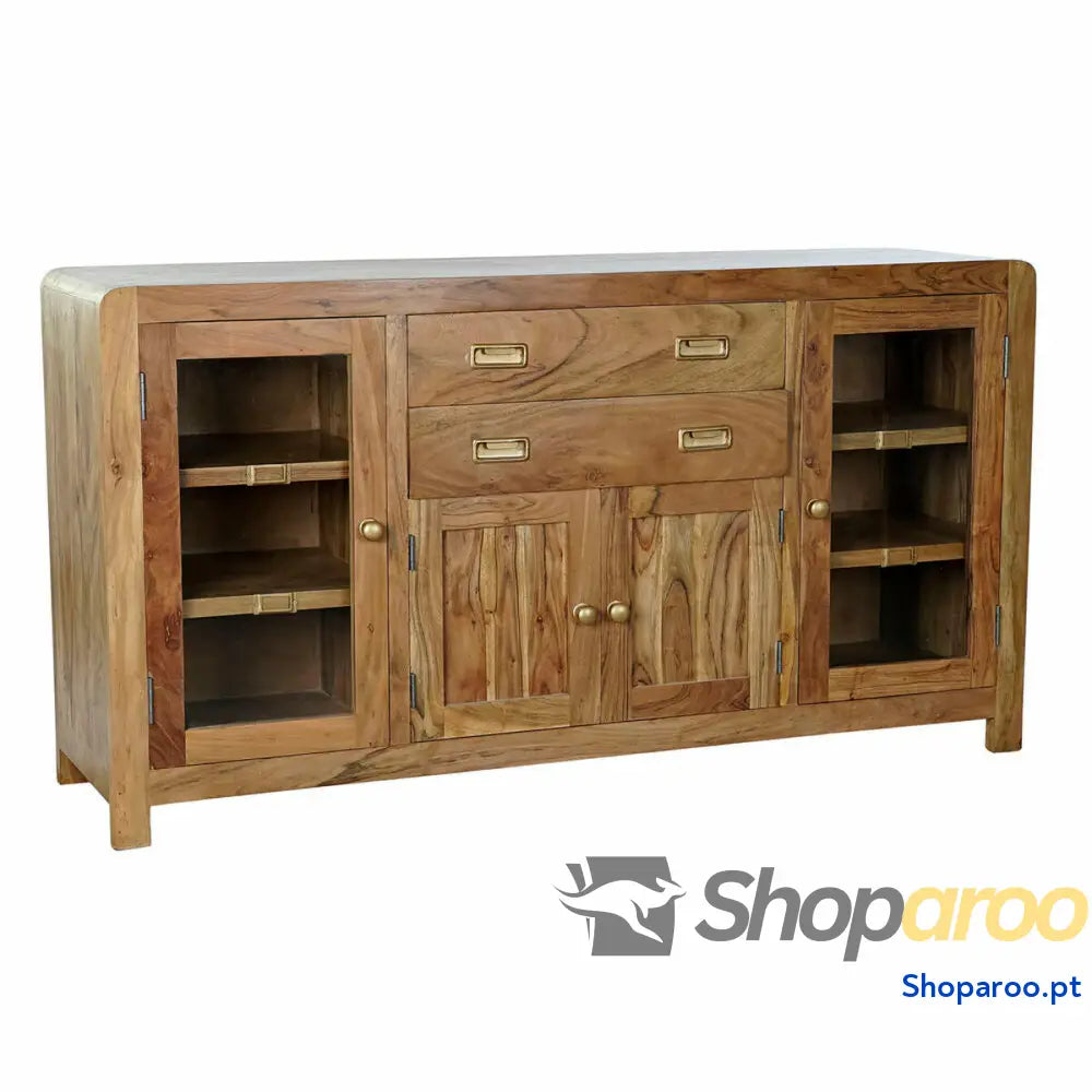 Aparador DKD Home Decor Dourado Natural Acácia 150 x 40 81 cm