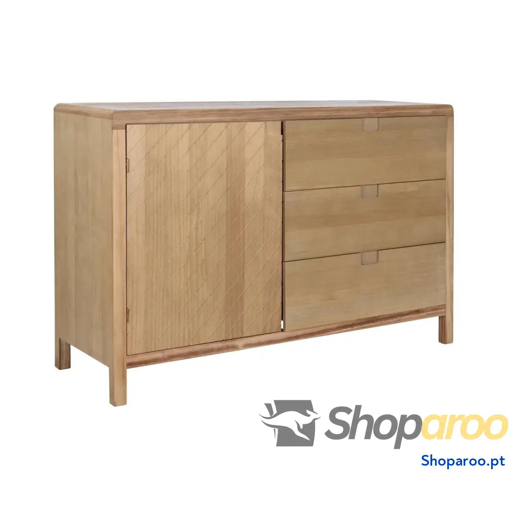 Aparador DKD Home Decor Marrom claro Pinheiro Madeira MDF 120 x 40 80 cm