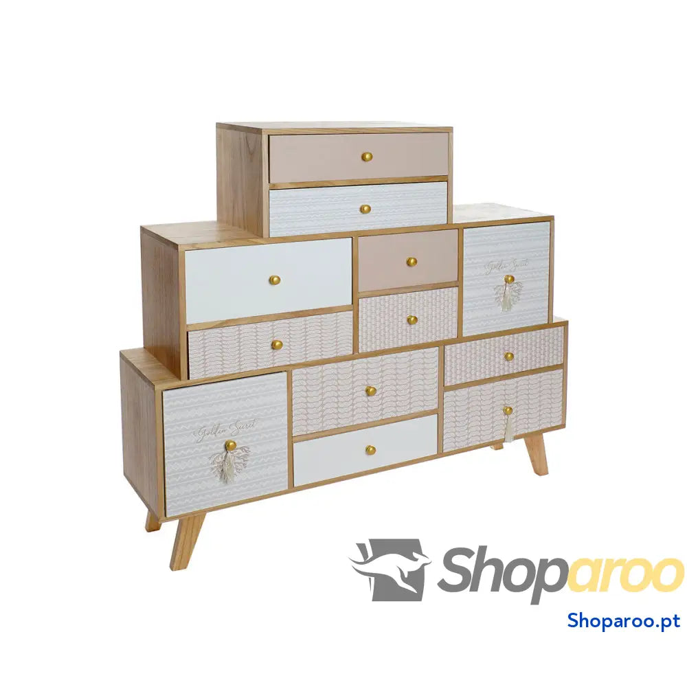 Aparador DKD Home Decor Natural Madeira de paulónia 120 x 25 110 cm