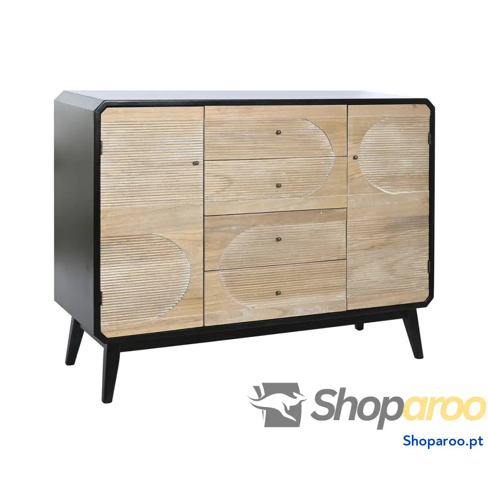 Aparador DKD Home Decor Preto Madeira 120 x 40 90 cm