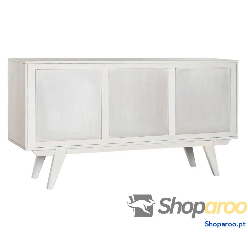 Aparador Home ESPRIT Branco Rotim Madeira de mangueira 155 x 40 80 cm