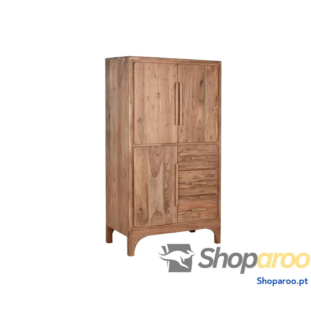 Aparador Home ESPRIT Marrom claro Acácia 90 x 45 160 cm