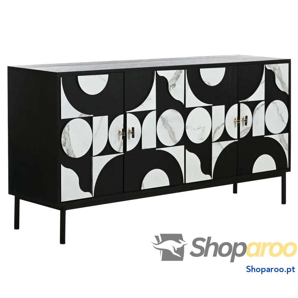 Aparador Home ESPRIT Metal Abeto 160 x 40 80 cm