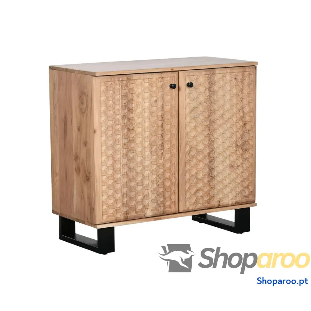Aparador Home ESPRIT Metal Acácia 88 x 40 80 cm