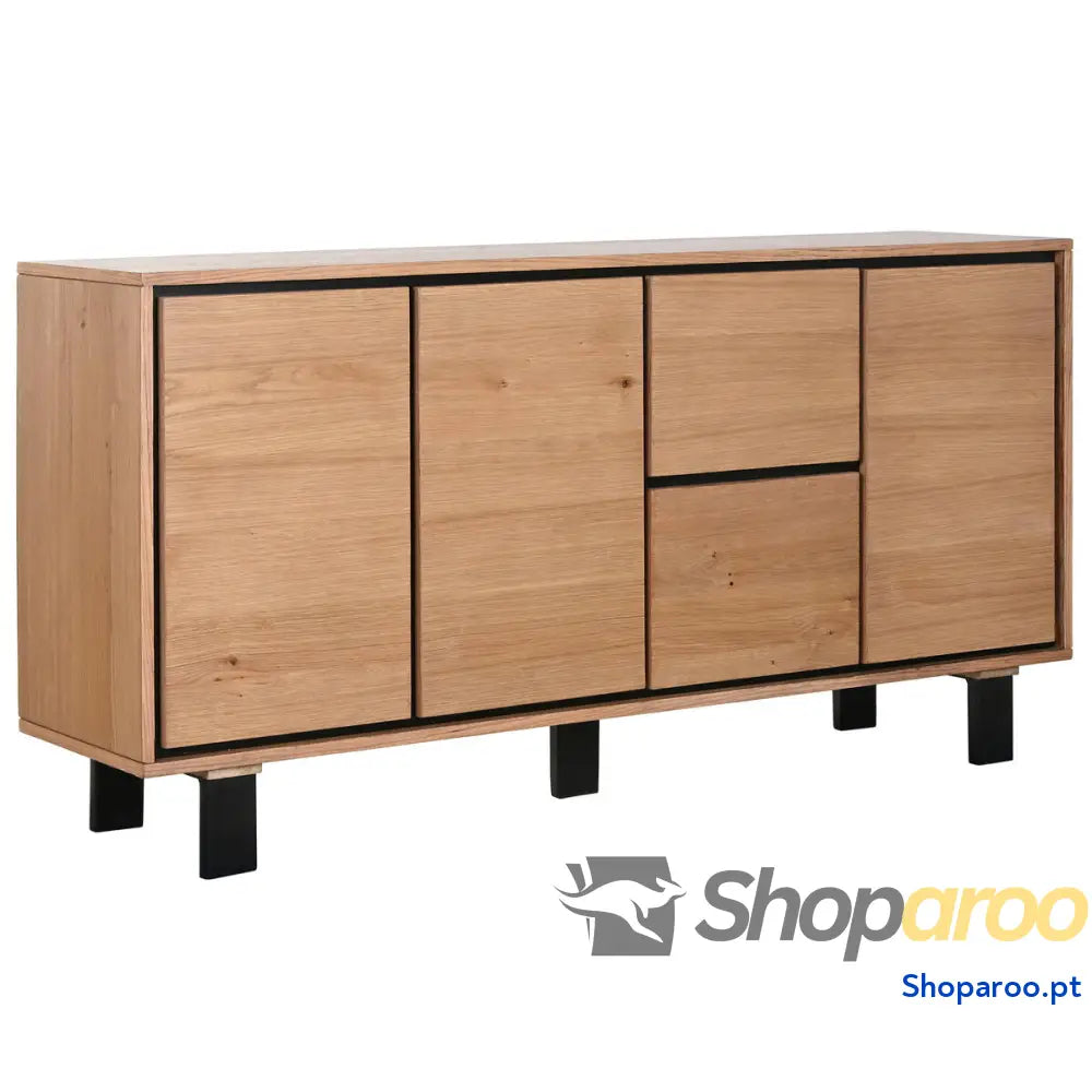 Aparador Home ESPRIT Metal Madeira MDF 160 x 38 80 cm