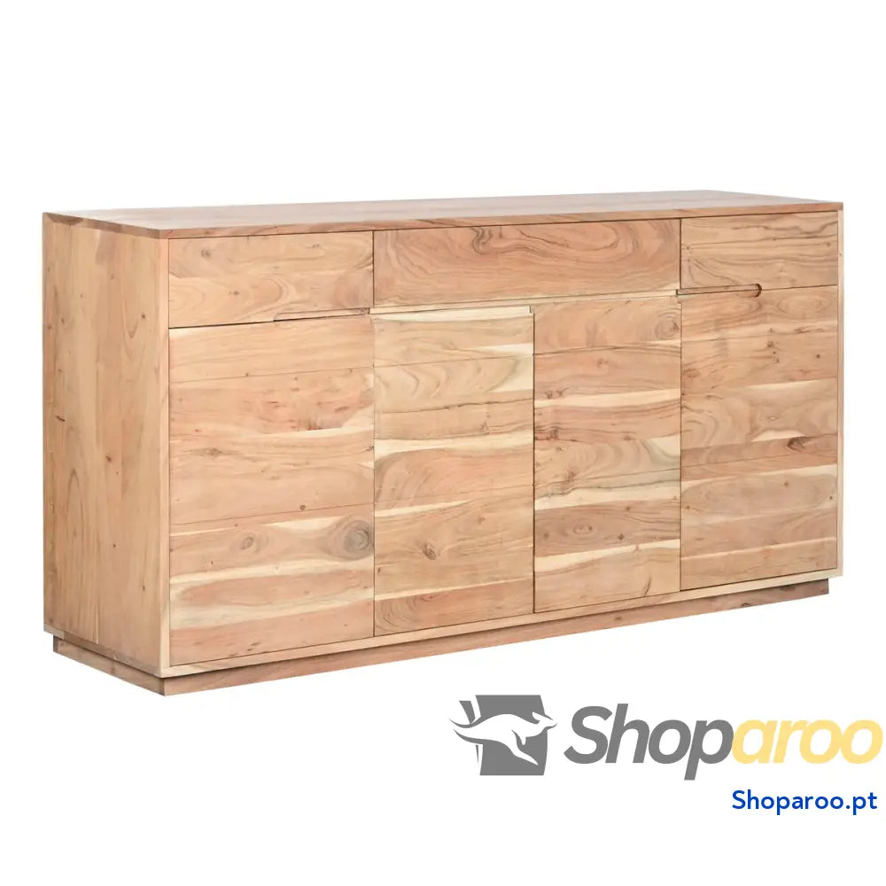 Aparador Home ESPRIT Natural Acácia Madeira Reciclada 160 x 40 81 cm