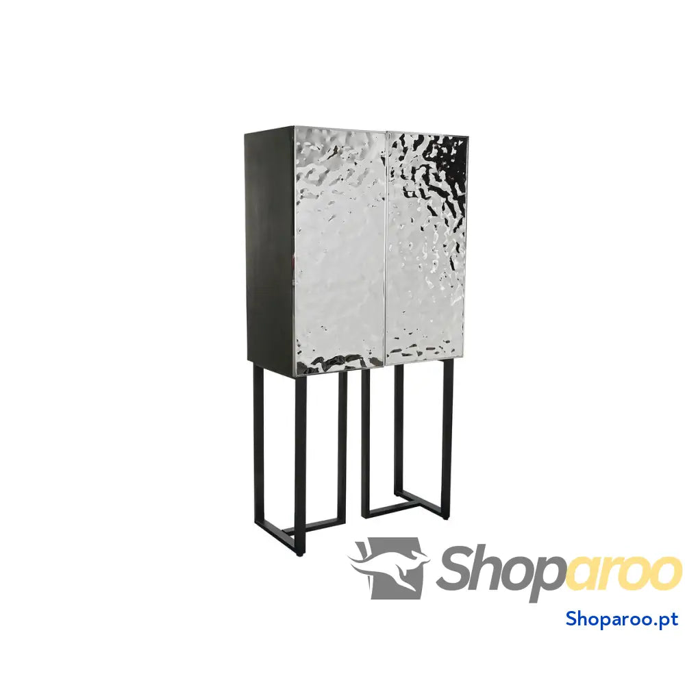 Aparador Home ESPRIT Prateado Metal Aço 80 x 41 160 cm