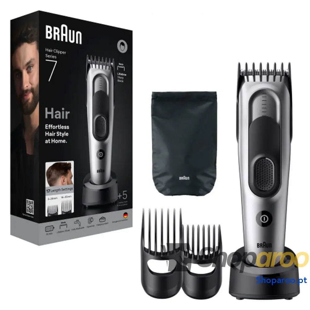 Aparadores de Cabelo Braun HC7590 S7 ESSENTIAL