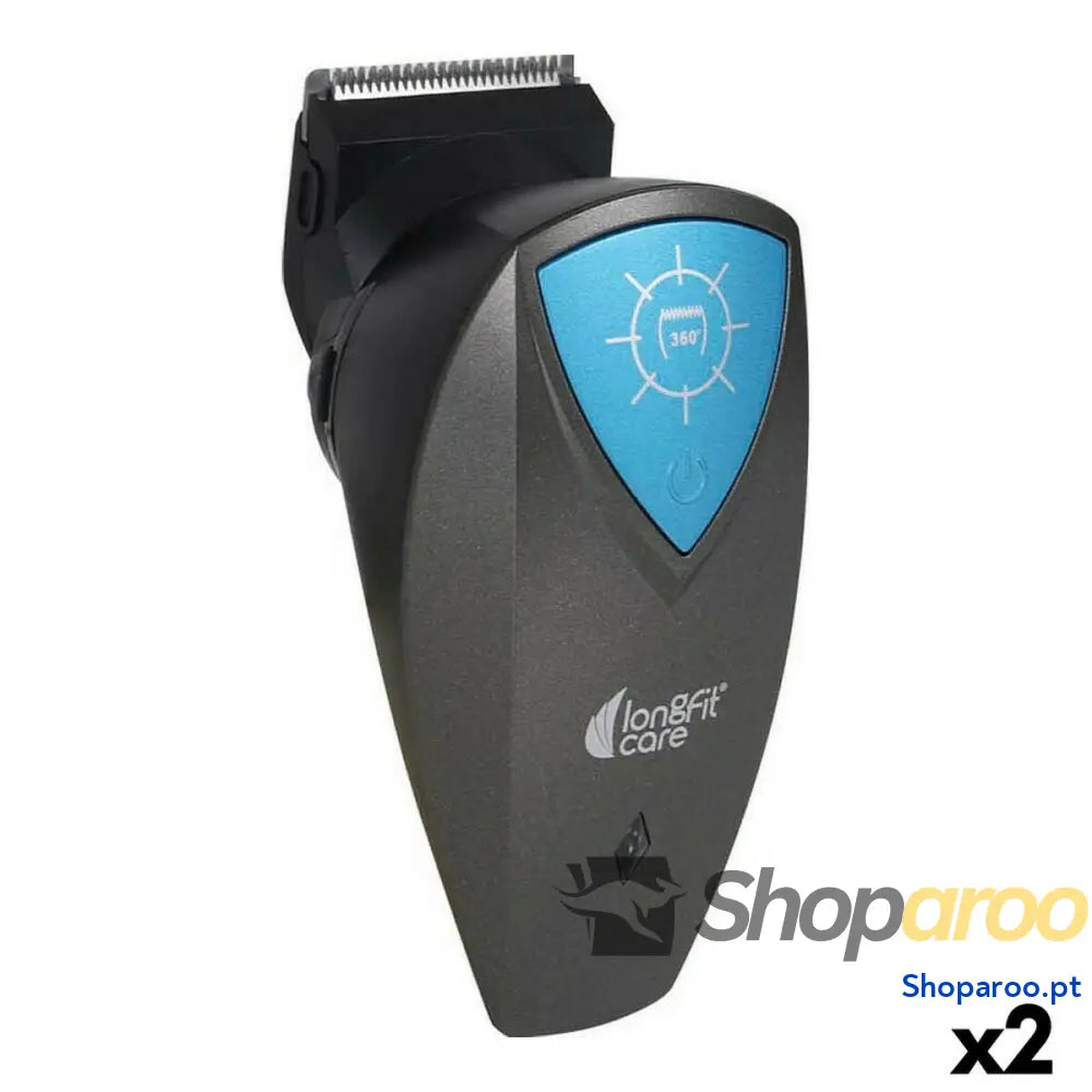 Aparadores de Cabelo LongFit Care Cabeçal giratório 360º (2 Unidades)