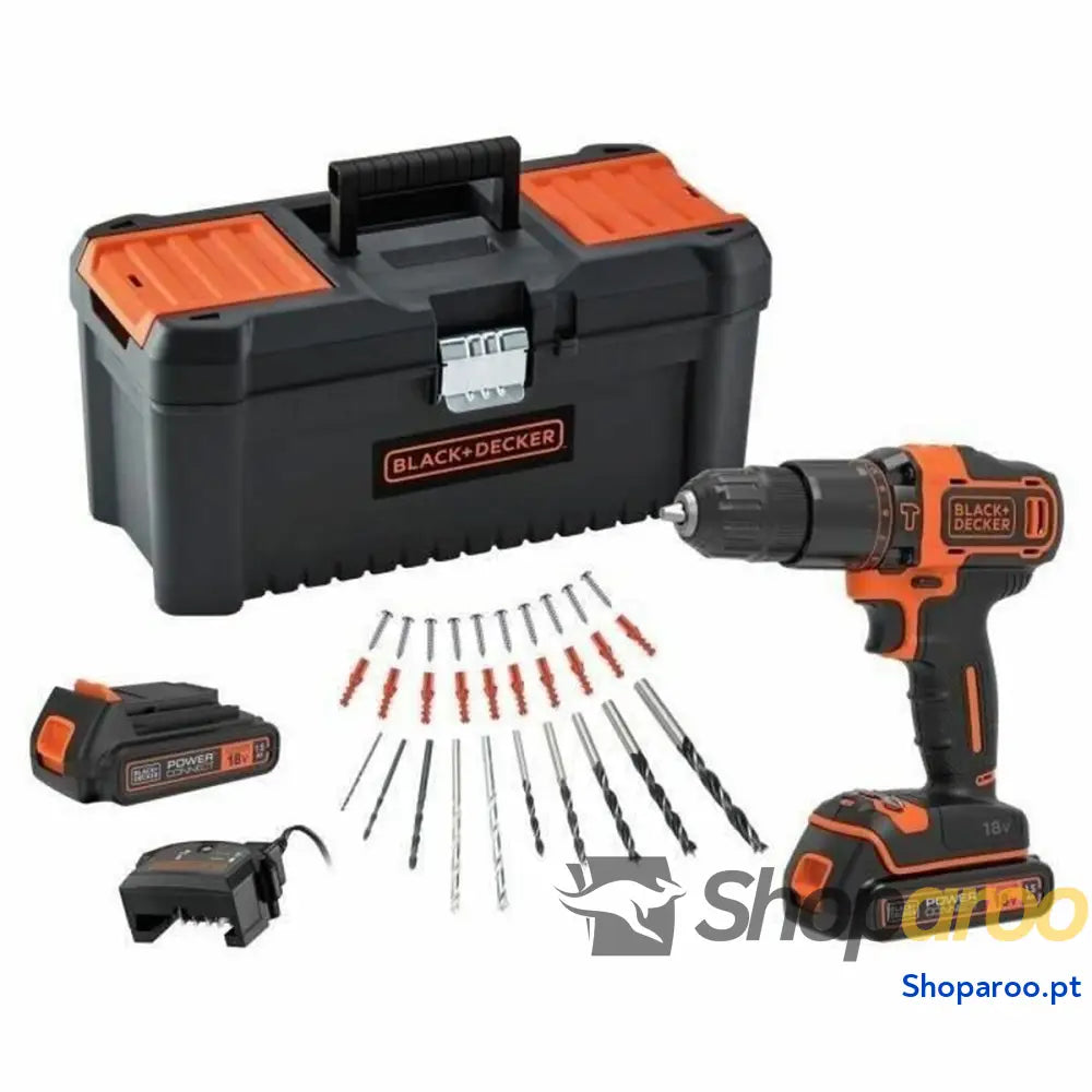 Aparafusadora Black & Decker BDCHD18C2TA-QW 18V