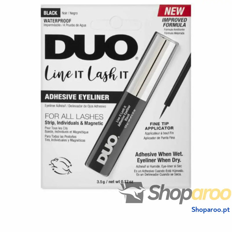 Aplicador para Pestanas Postiças Ardell Pro Duo Adhesive Eyeliner Adesivo Preto 3,5 g