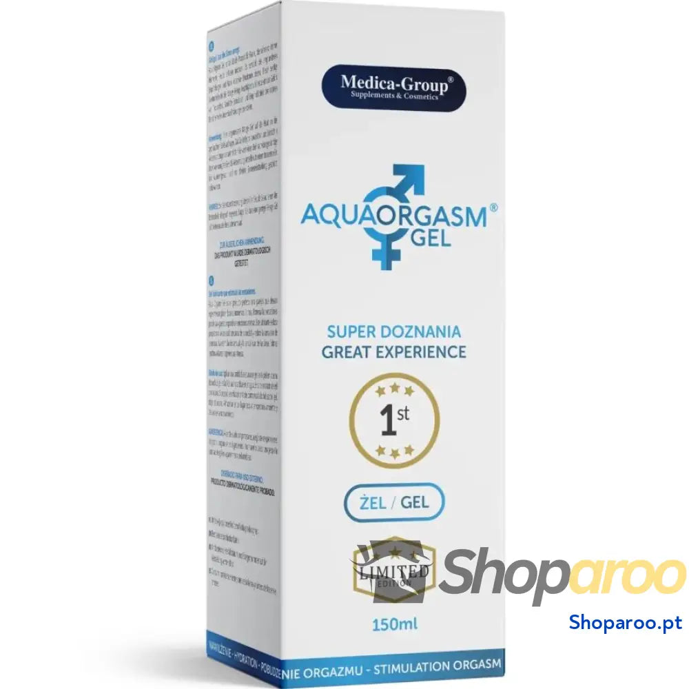 Aqua Orgasm Gel Íntimo 150ml Sensações Intensificadas e Hidratação