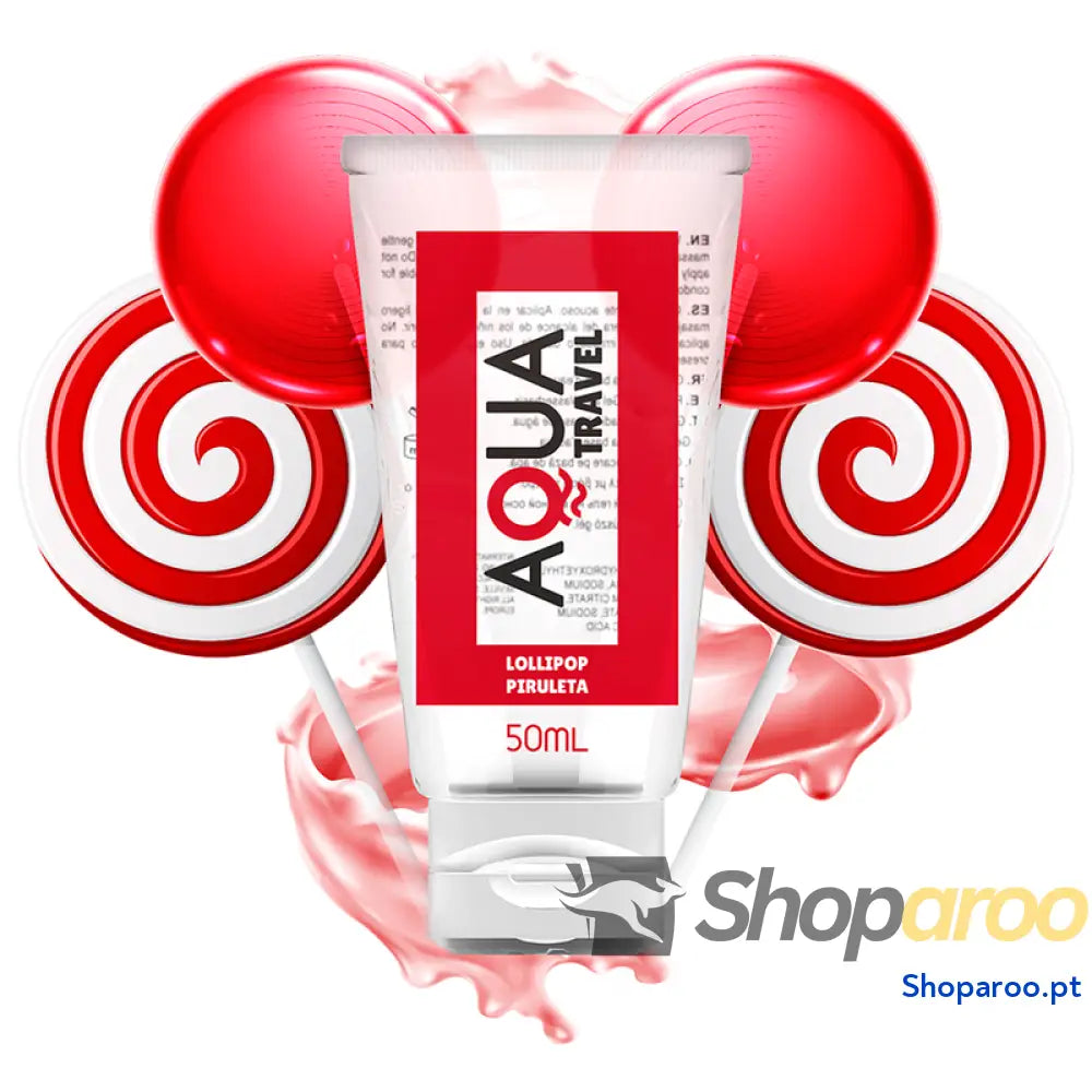 AQUA TRAVEL LUBRIFICANTE À BASE DE ÁGUA SABOR LOLLIPOP 50 ML