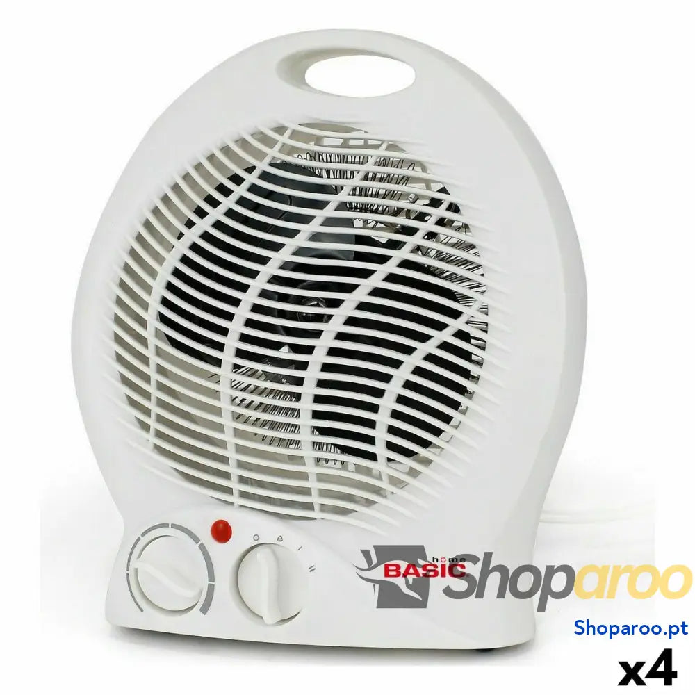 Aquecedor Basic Home Branco 2000 W (4 Unidades)
