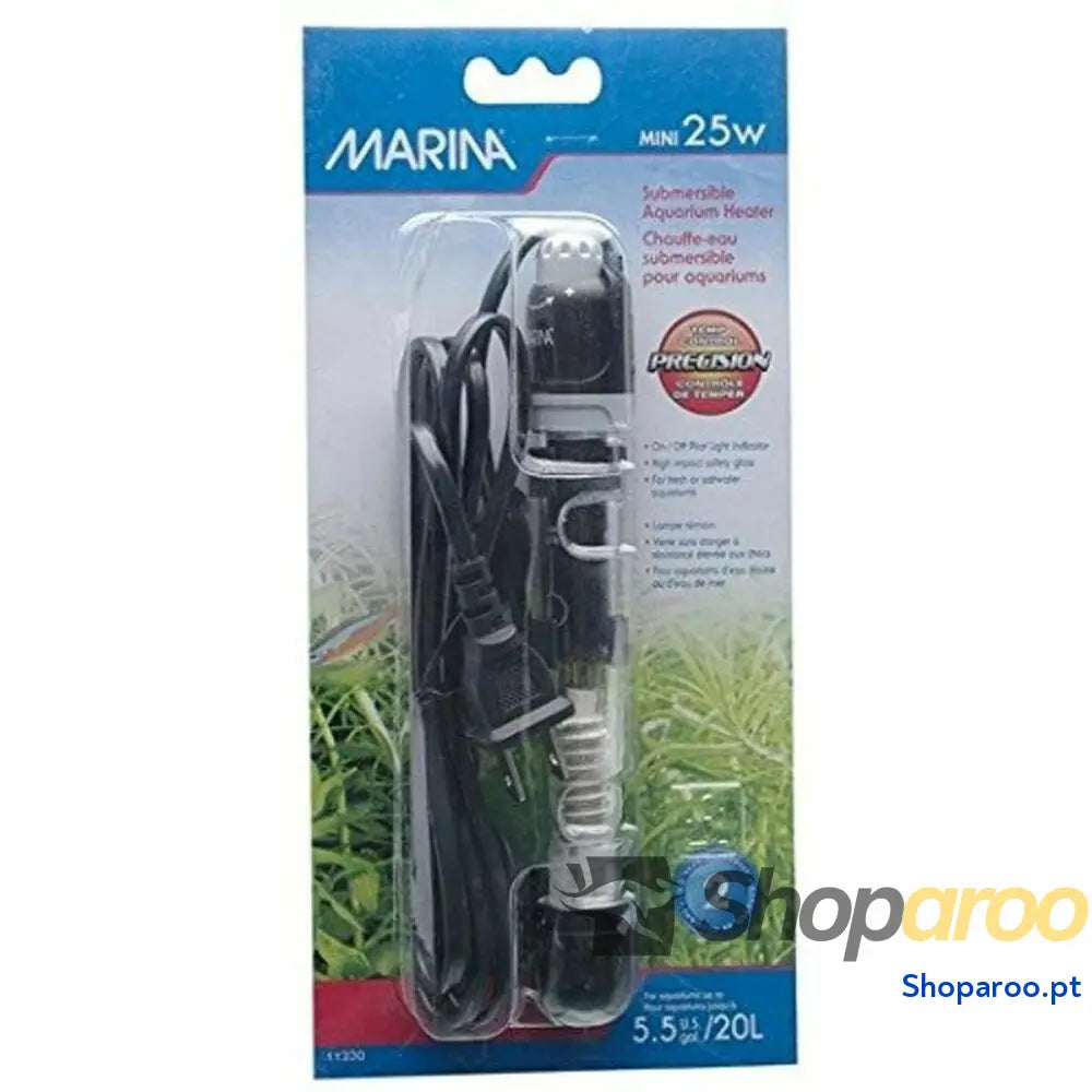 Aquecedor de água Marina 25 W Aquário