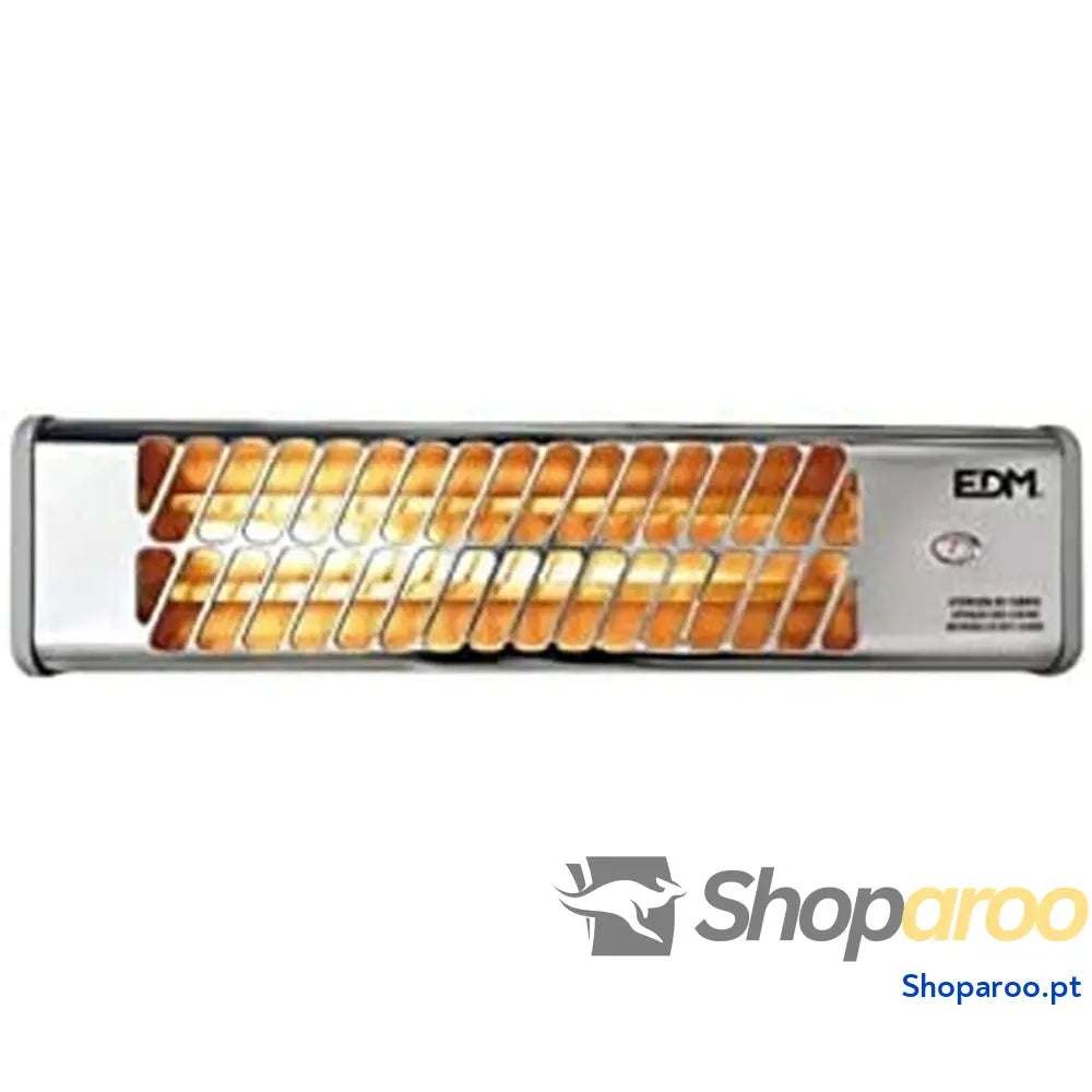 Aquecedor em Quartzo EDM 07108 Branco 800 W Banhos