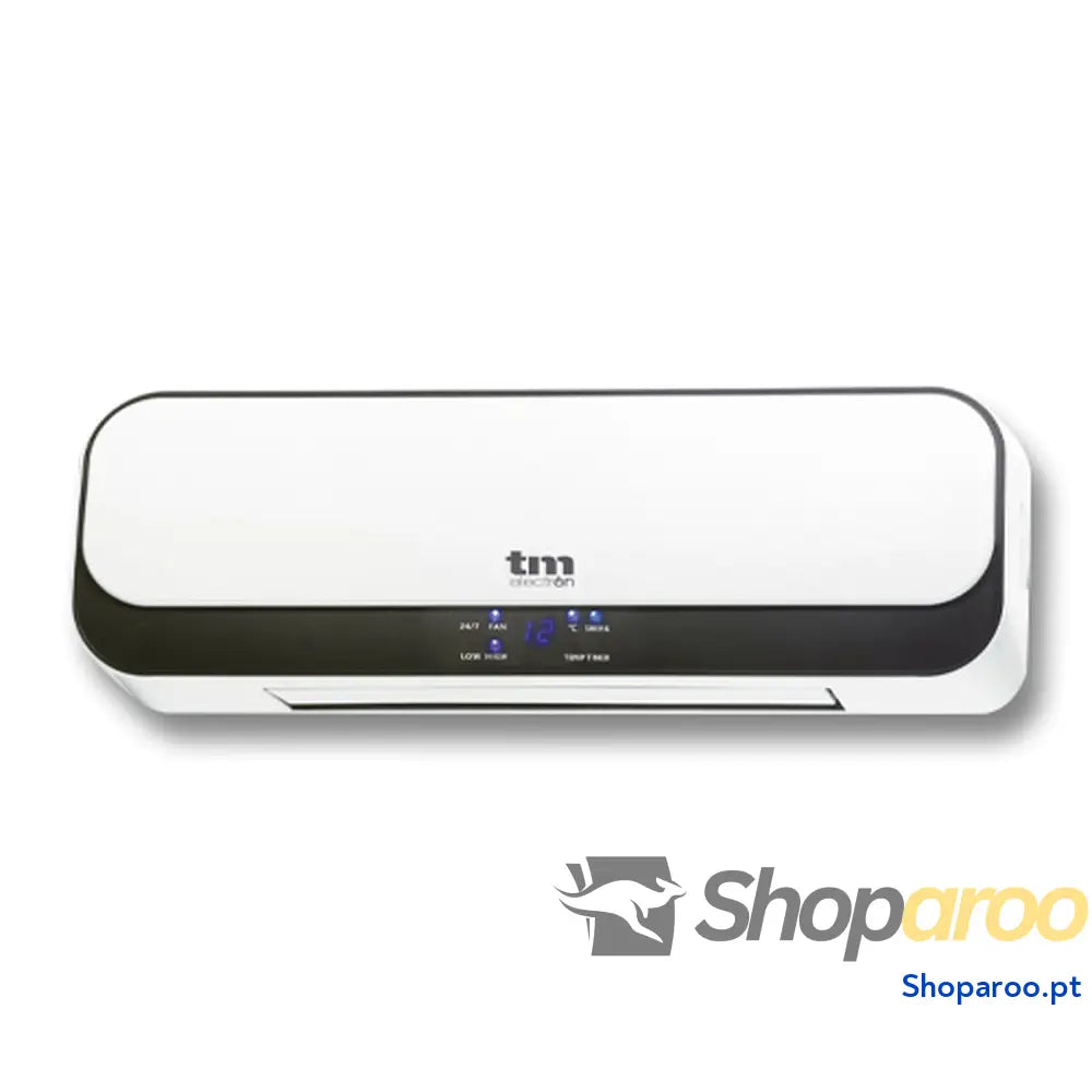 Aquecedor TM Electron 2000 W Preto/Branco Elétrico De parede