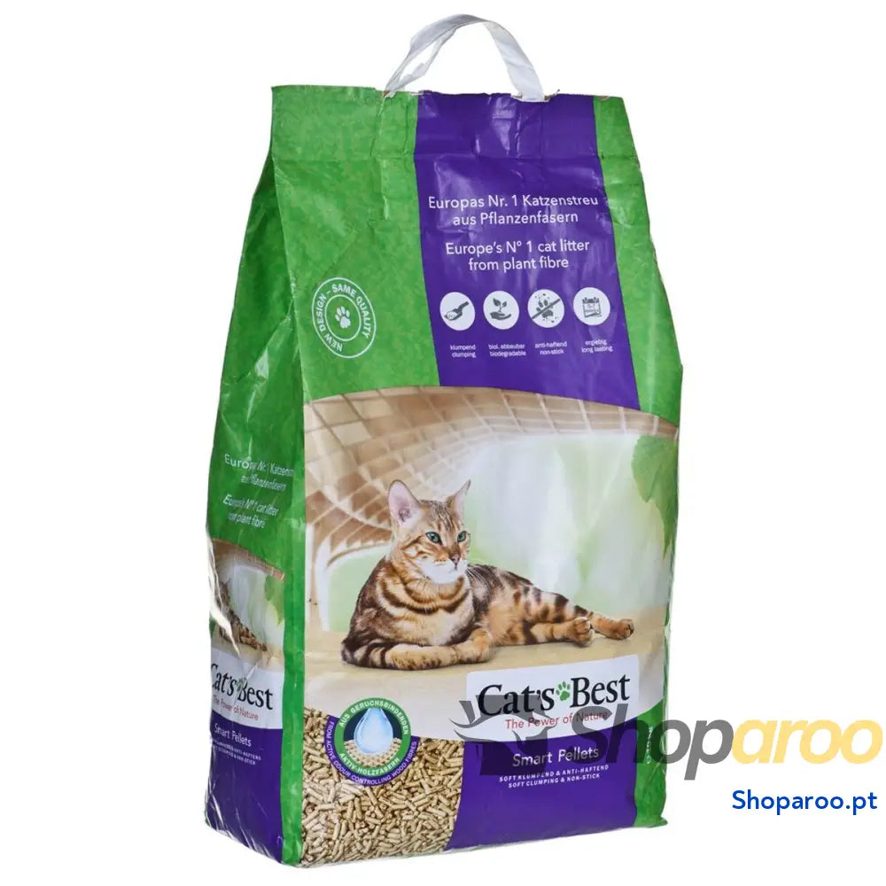 Areia para Gatos Cat's Best Smart Pellts 20 L