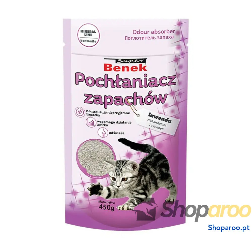 Areia para Gatos Certech Lavanda Eliminação de odores