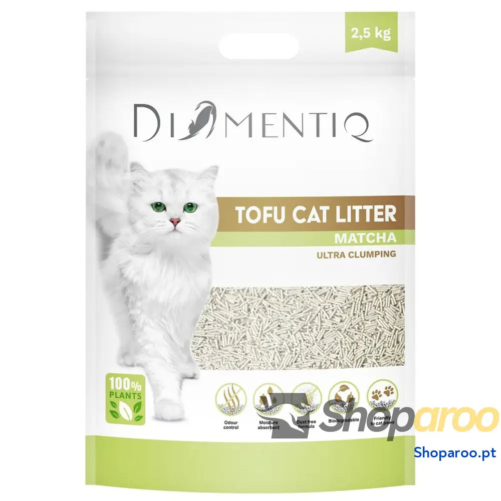 Areia para Gatos Diamentiq Tofu 2,5 kg