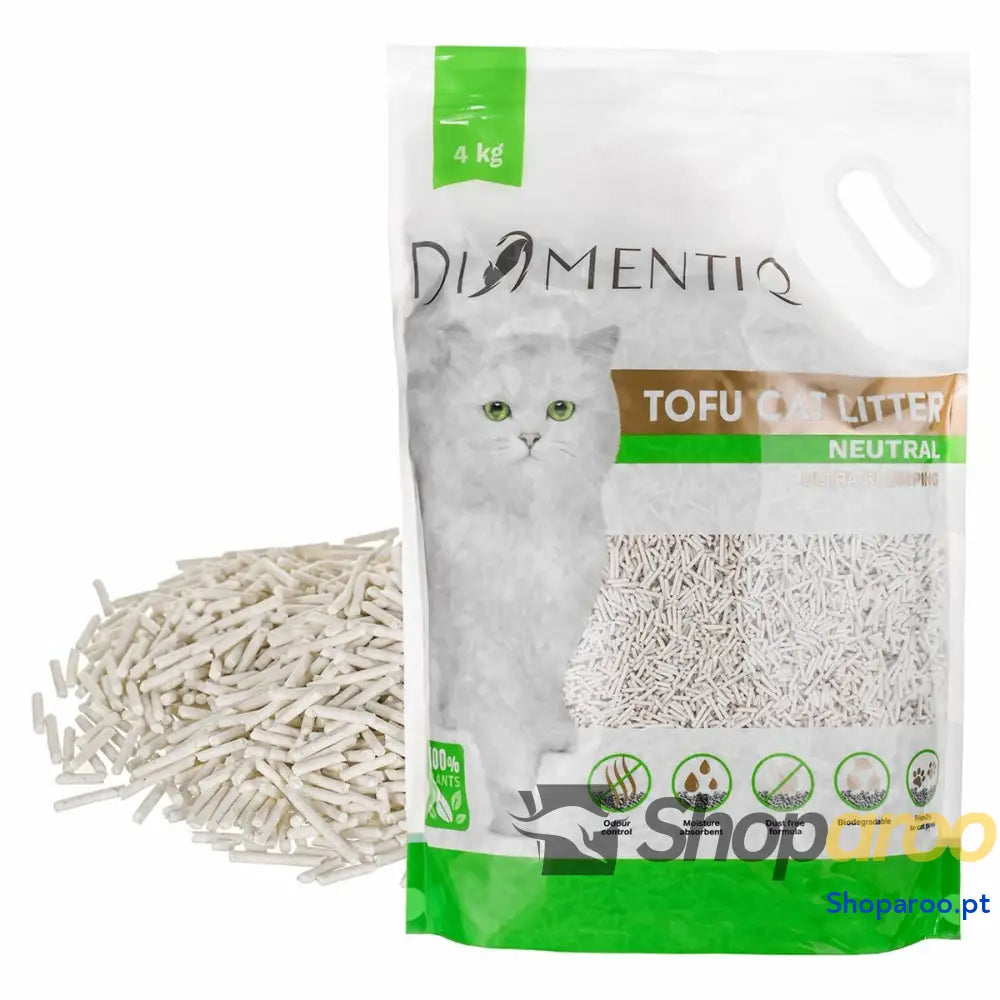 Areia para Gatos Diamentiq Tofu
