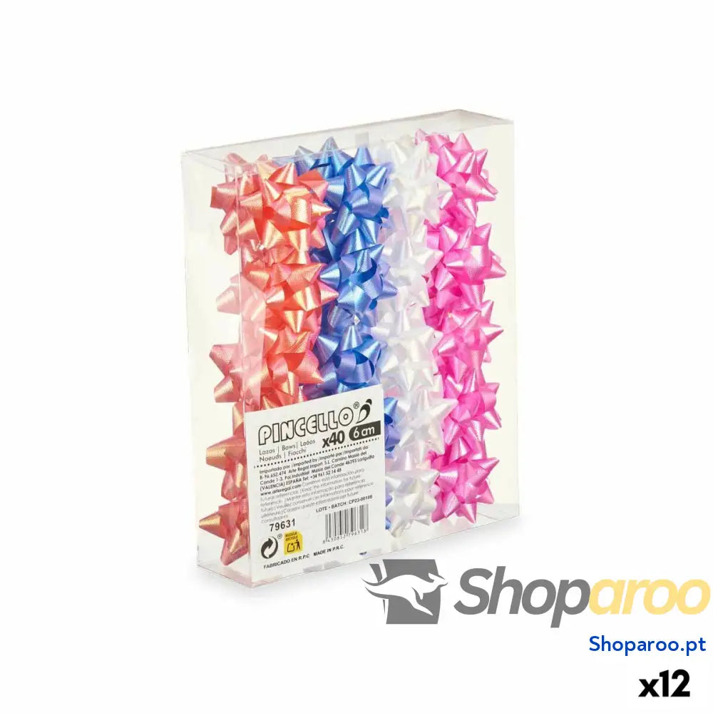 Argolas Pincello 7 PVC 6 cm Brilho Pastel (12 Unidades)