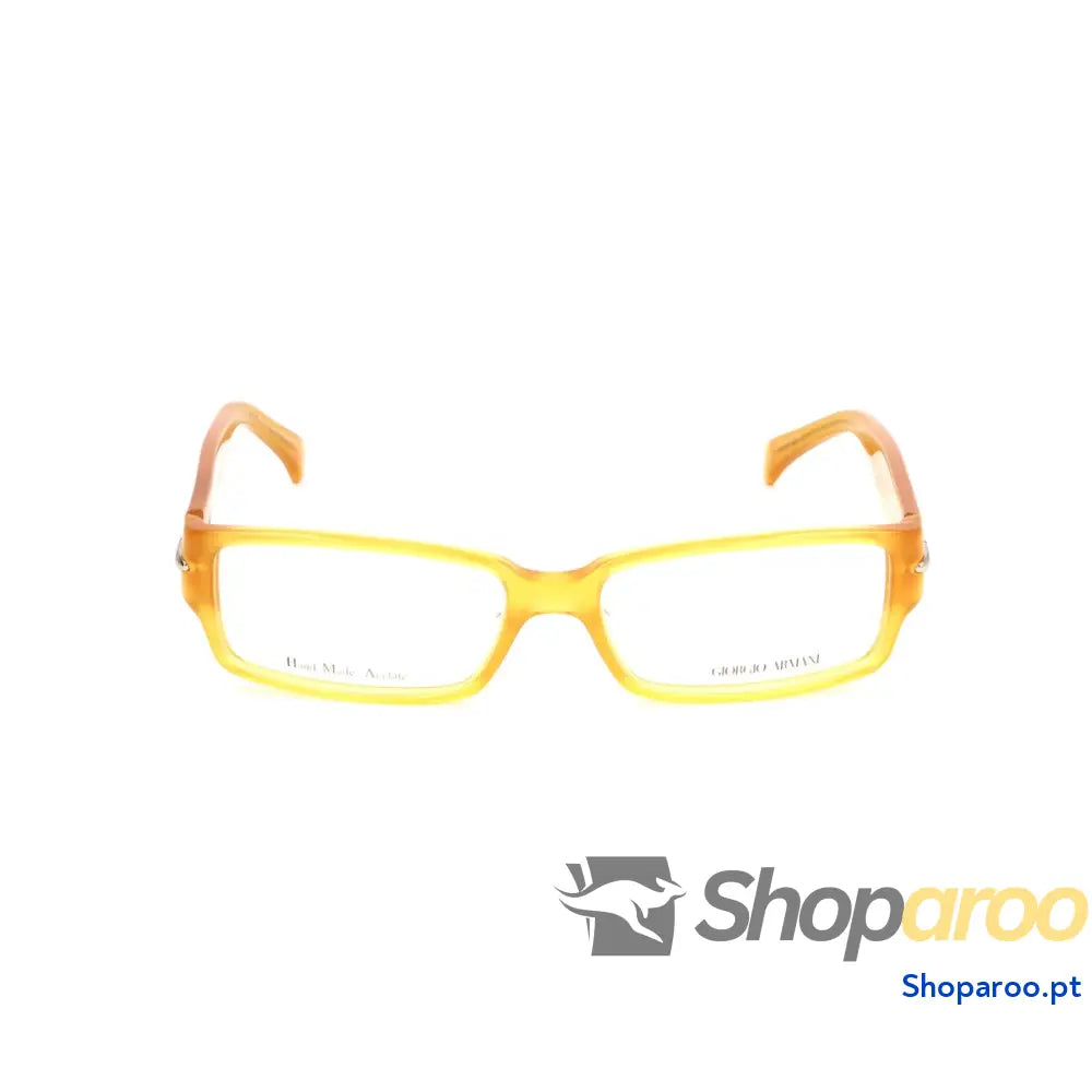Armação de Óculos Homem Armani GA-713-PD9-53 ø 53 mm Amarelo