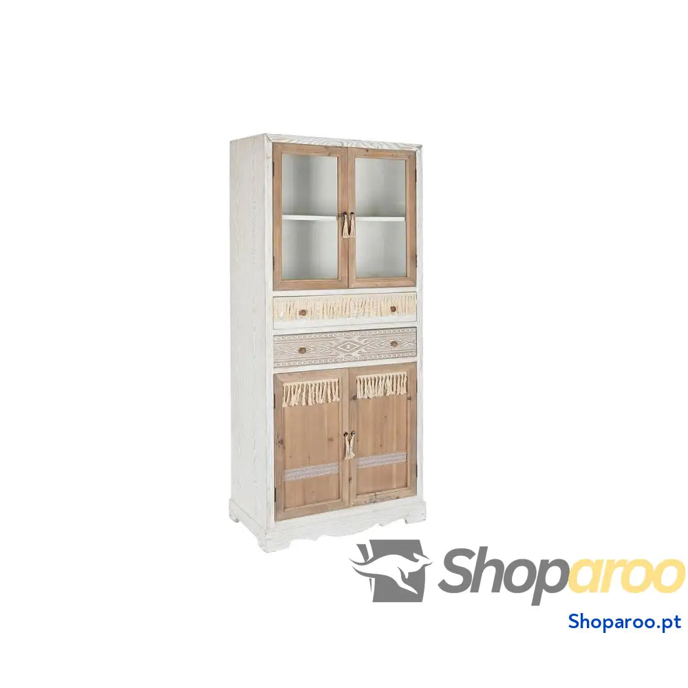 Armário DKD Home Decor Branco Natural Cristal Abeto 86 x 40 180 cm 80 42