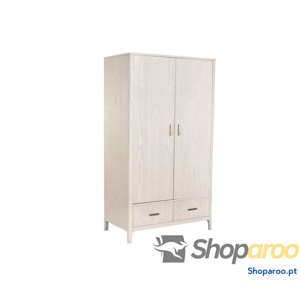 Armário Home ESPRIT Cinzento claro Metal Madeira MDF