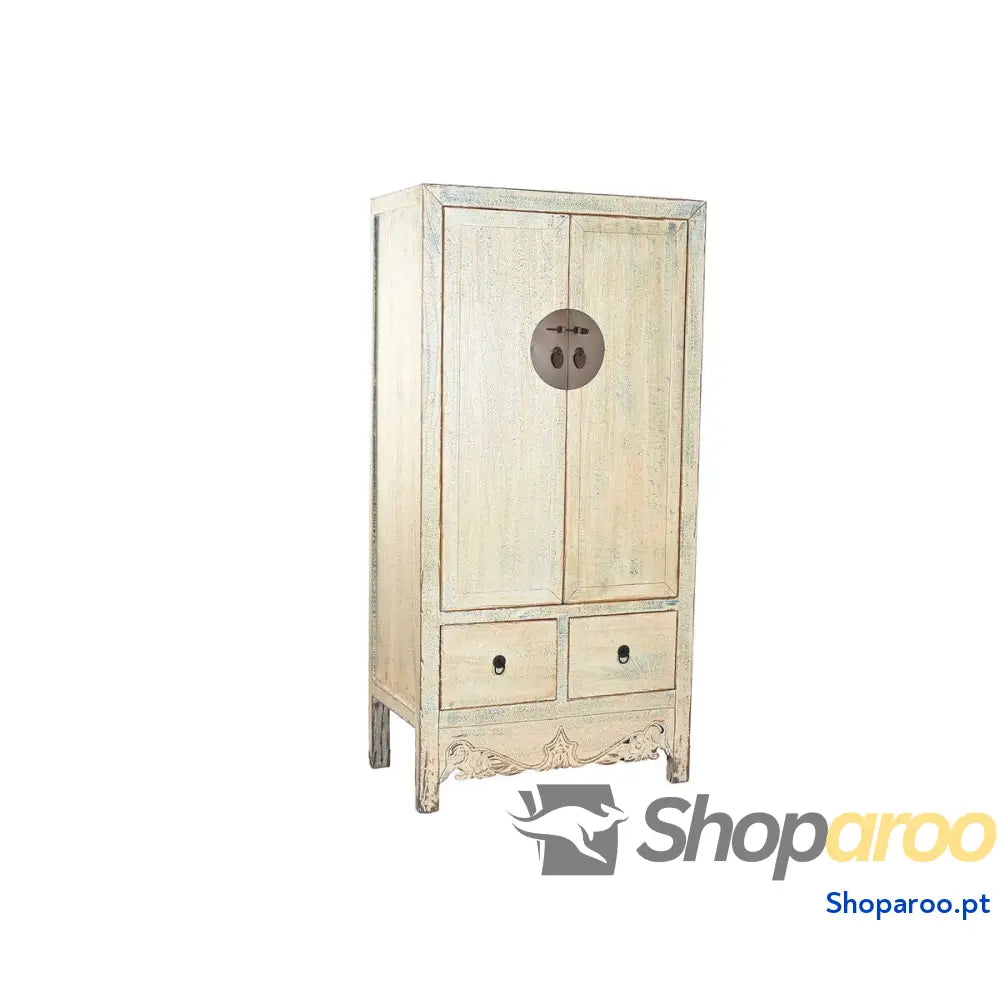 Armário Home ESPRIT Duas cores Metal Abeto 88 x 52 180 cm