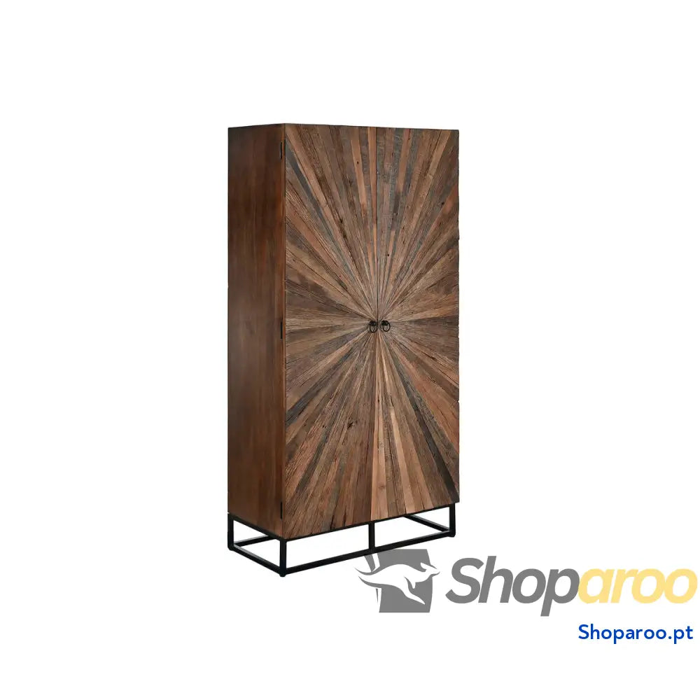 Armário Home ESPRIT Natural Madeira Reciclada 45 x 90 180 cm