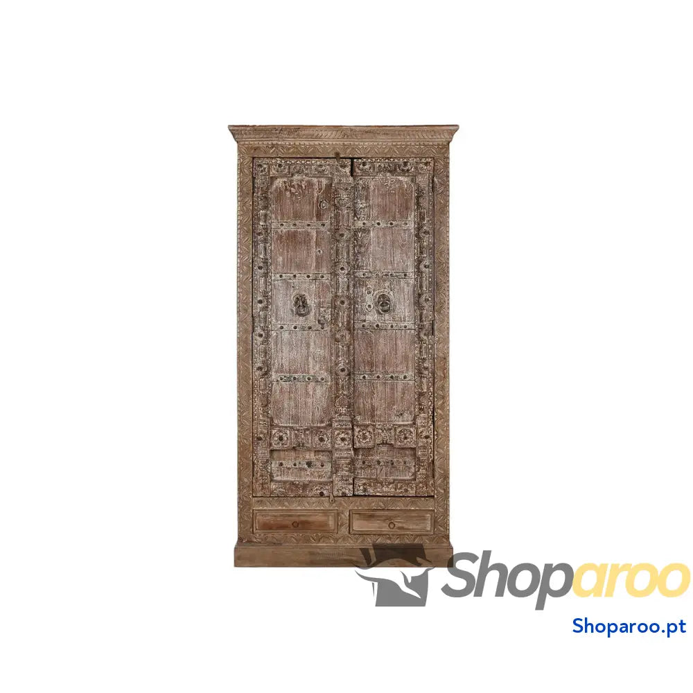 Armário Home ESPRIT Natural Teca 122 X 51 216 cm