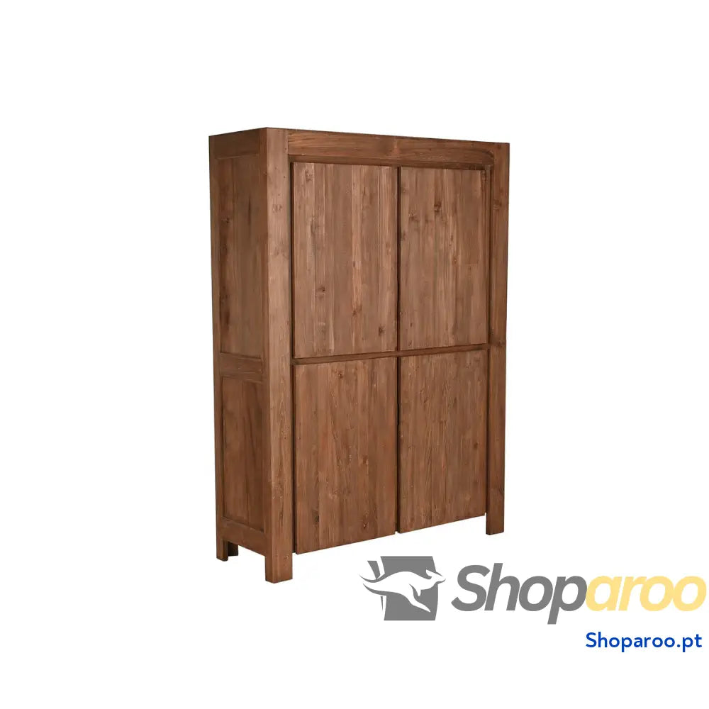 Armário Home ESPRIT Natural Teca 130 X 45 180 cm