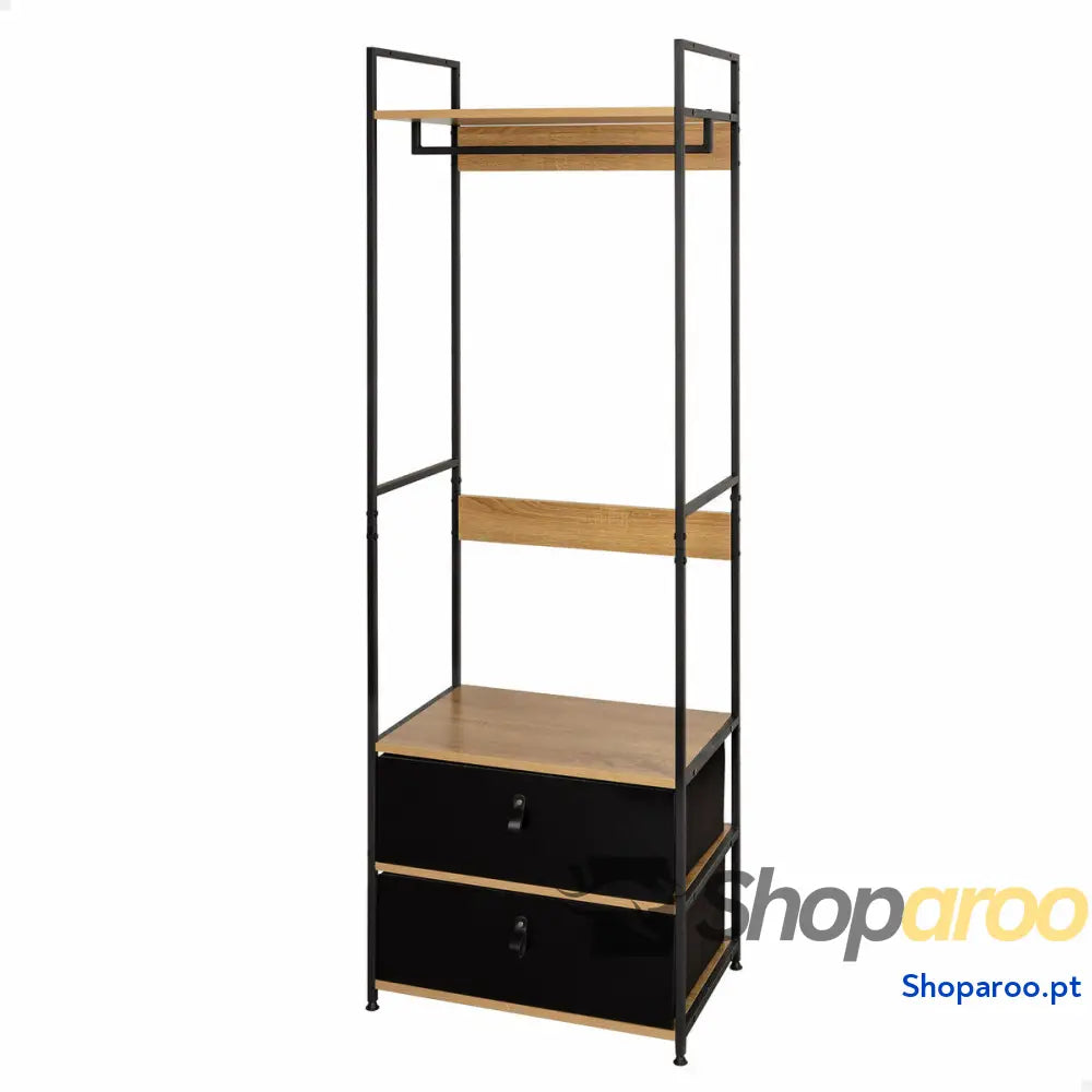 Armário Max Home Tecido Aço Melamina Aglomerado 60 x 175 40 cm