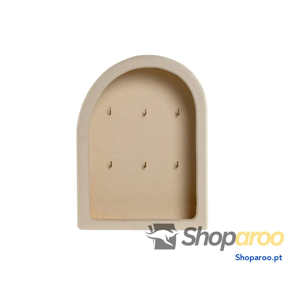 Armário para chaves Home ESPRIT Bege 20,5 X 8,5 27,5 cm