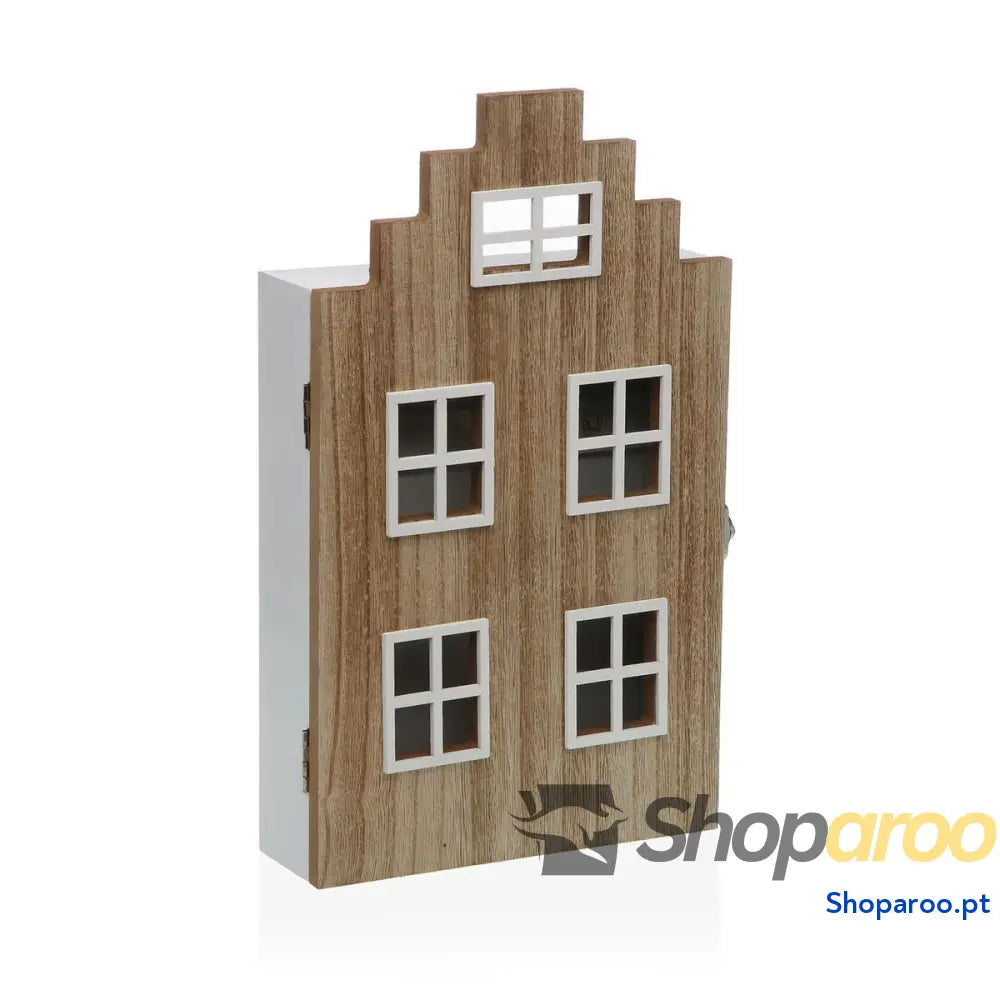 Armário para chaves Versa Casa Madeira MDF 5 x 29,5 17,5 cm