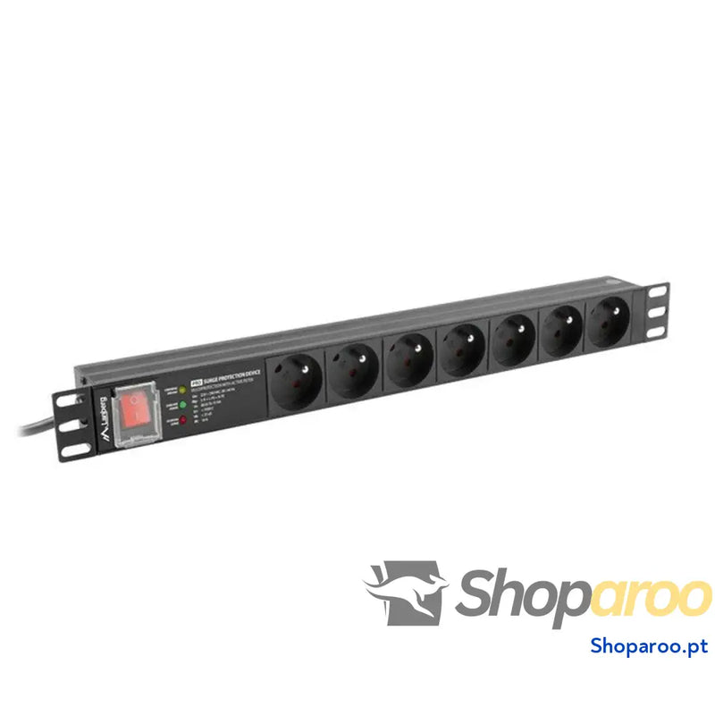 Armário rack mural Lanberg PDU-PRO-07E-0200-BK