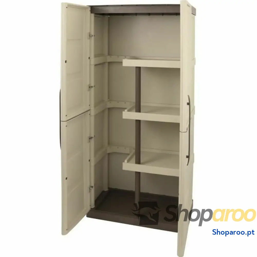 Armário TOOD Bege Cinzento Resina 60 Kg 20 kg 70 x 39 x 165 cm