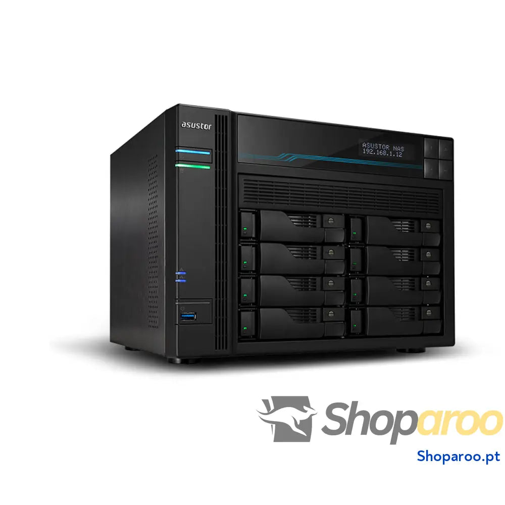 Armazenamanto em Rede NAS Asustor Lockerstor 10 AS6510T Preto Intel Atom C3538
