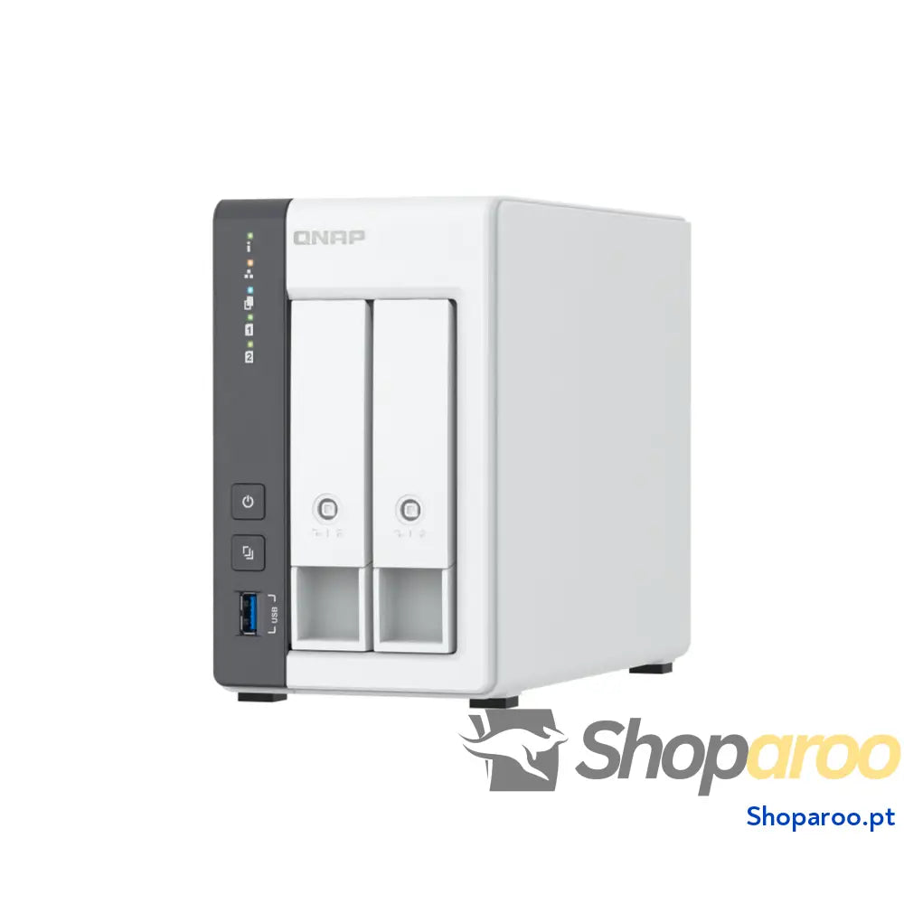 Armazenamanto em Rede NAS Qnap TS-216G Branco Preto ARM Cortex-A55