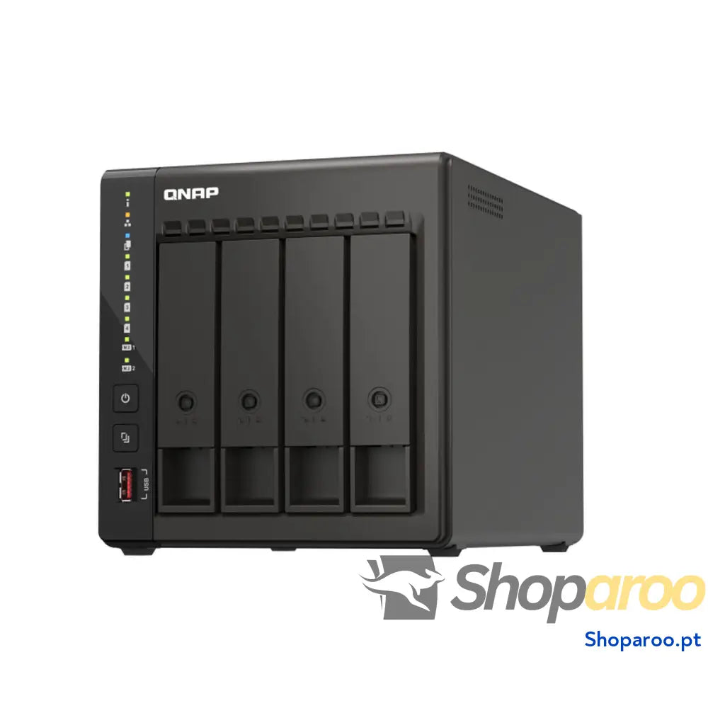 Armazenamanto em Rede NAS Qnap TS-453E Preto Intel Celeron J6412