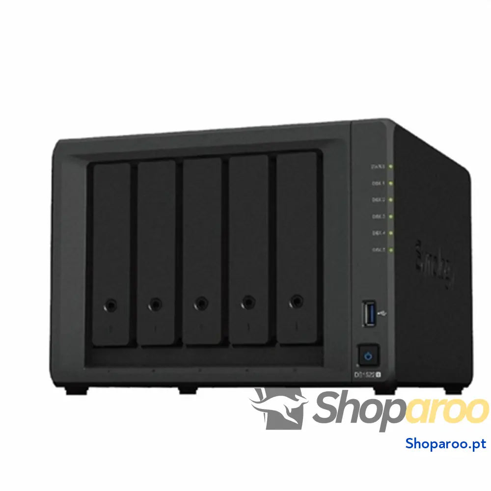 Armazenamanto em Rede NAS Synology DS1522+ Dual Core Preto