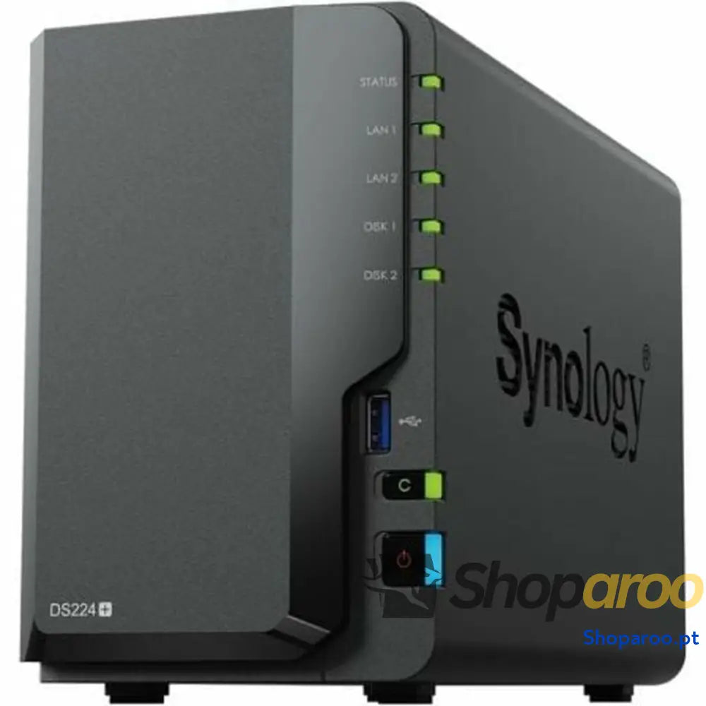 Armazenamanto em Rede NAS Synology DS224+ Preto Intel Celeron J4125