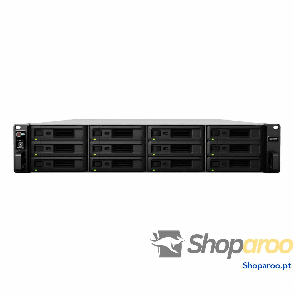 Armazenamanto em Rede NAS Synology RX1217RP Preto Preto/Cinzento